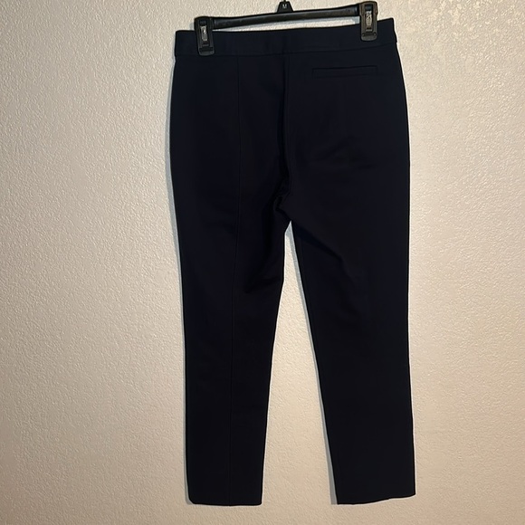 Tory Burch Navy Front Seam Ankle Pant Size 2 - Picture 3 of 9